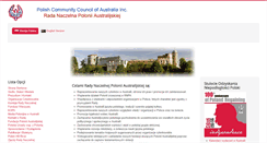 Desktop Screenshot of polishcouncil.org.au